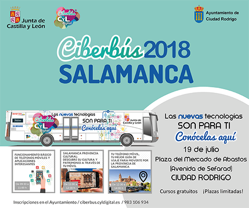 Visita del Ciberbús a Ciudad Rodrigo