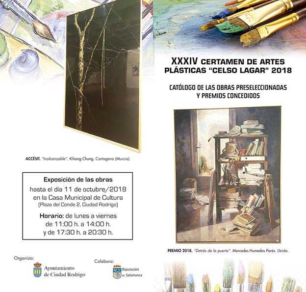 Exposición obras del certamen de artes plásticas Celso Lagar