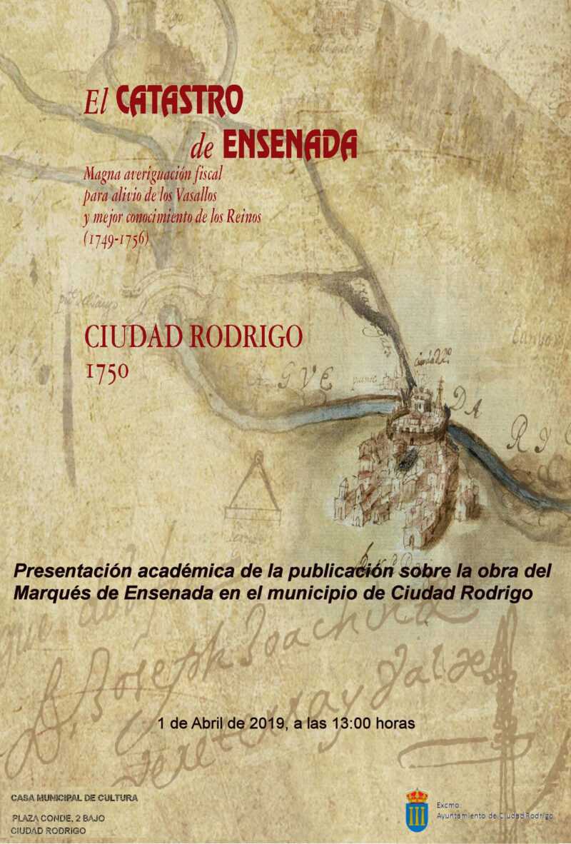 Nueva publicación sobre Ciudad Rodrigo: «El Catastro de Ensenada»