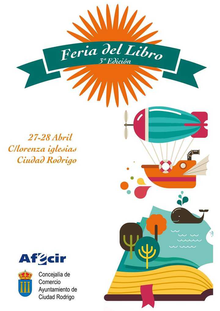 Tercera edición de la Feria del Libro de Ciudad Rodrigo. Año 2019