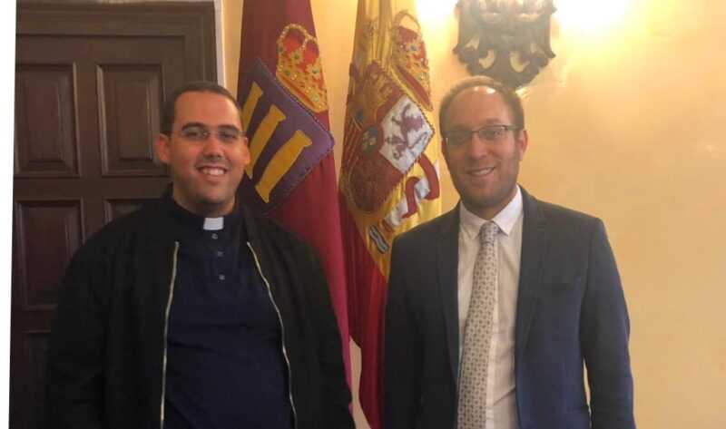 Reunión del Alcalde con el Rector del Seminario civitatense