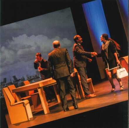 TEATRO: “El método GRÖNHOLM”, por Saltantes Teatro, de Gijón