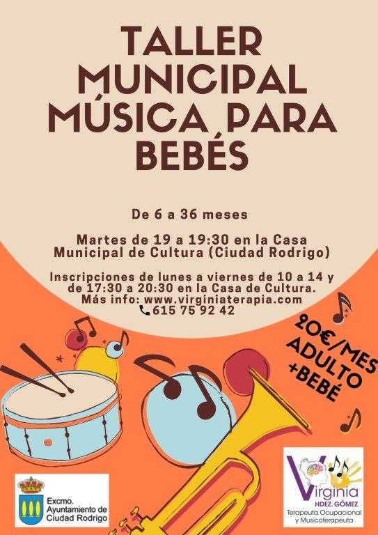 Modificación de horarios del Taller de Música para Bebés.