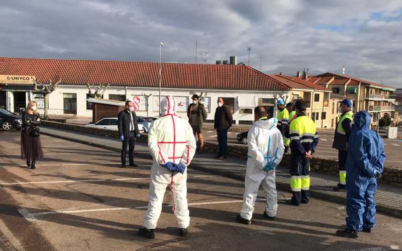 Visita a los trabajadores de URBASER