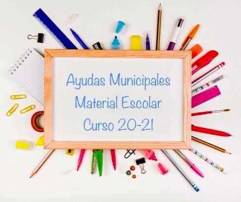 Ayudas para la adquisición de libros y material escolar. Curso 2020/2021
