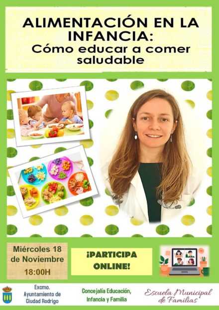 Alimentación en la infancia, charla online