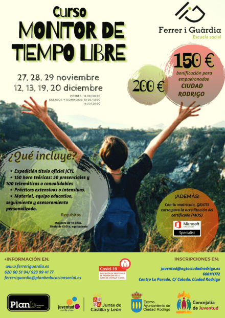 Curso de Monitor de Ocio y Tiempo Libre