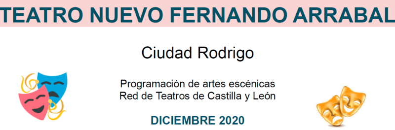 Programación Red de Teatro mes de diciembre: atención a los horarios