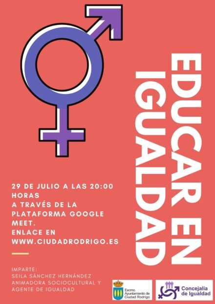 Invitación a charla «Educando en Igualdad»