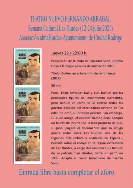 Proyección de cine documental: «Buñuel en el laberinto de las tortugas»
