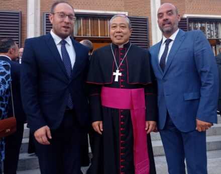 Recepción en la Nunciatura Apostólica.