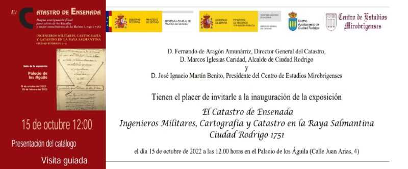 Inauguración de la exposición sobre el Catastro de Ensenada