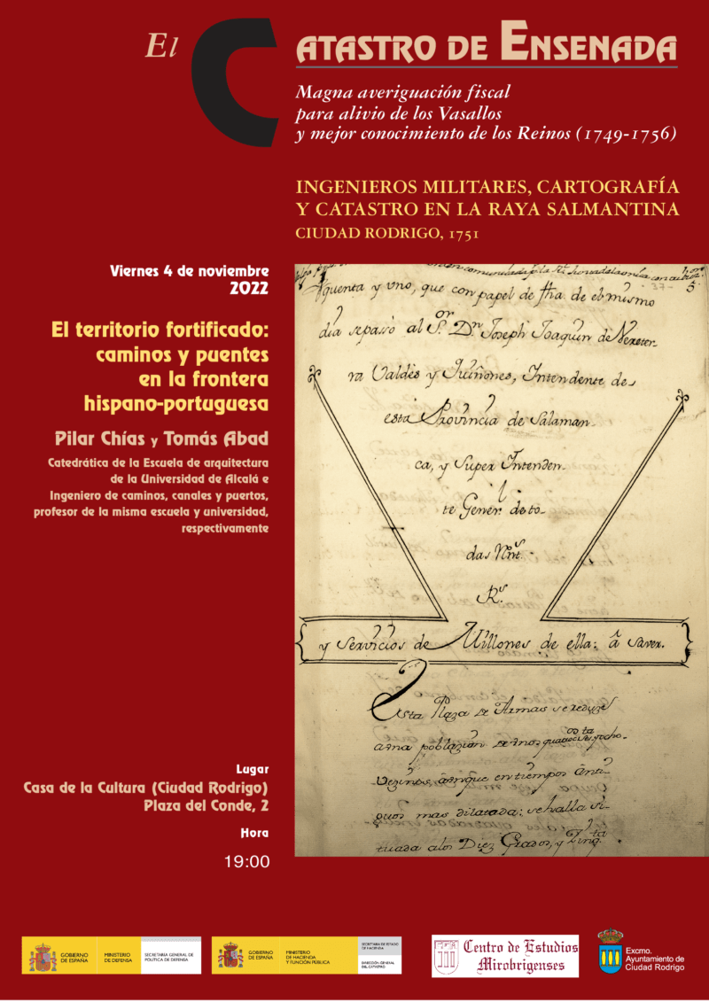 Nueva conferencia: «El territorio fortificado: caminos y puentes en la frontera hispano-portuguesa»