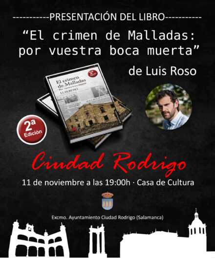 Presentación de una novela de Luis Roso.