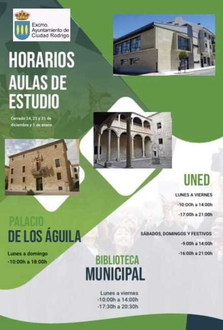 Aulas de estudio diciembre 2022