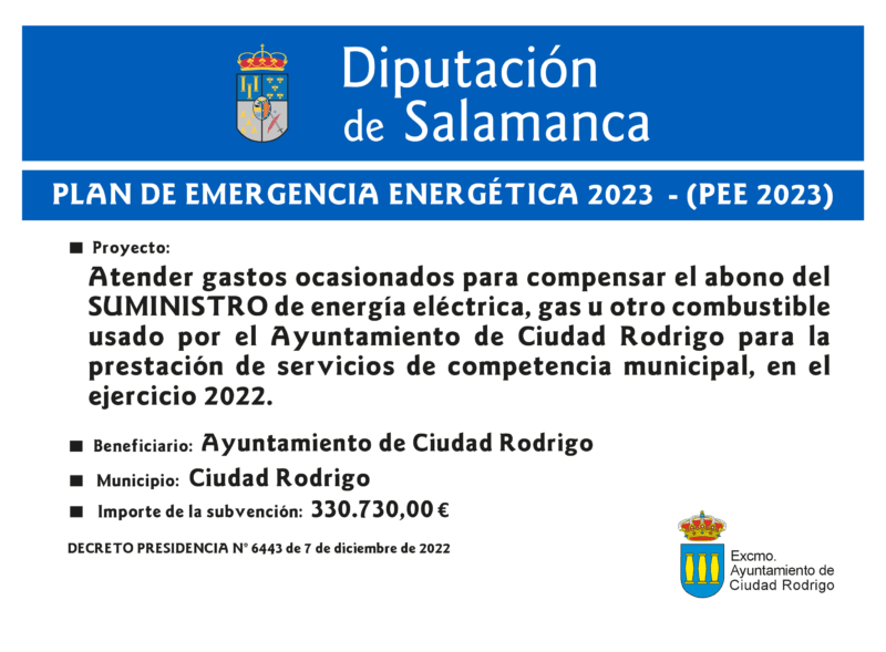 Plan de Emergencia Energética 2023 (PEE 2023)