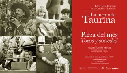 Presentación Pieza del Mes. Exposición la Memoria Taurina.