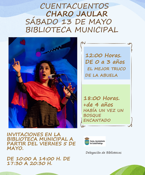Cuentacuentos en la Biblioteca Municipal. Mayo 2023