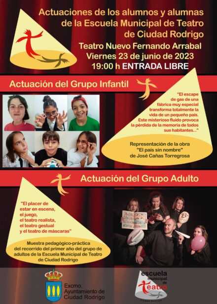 Clausura del Curso 2022/23 de la Escuela Municipal de Teatro