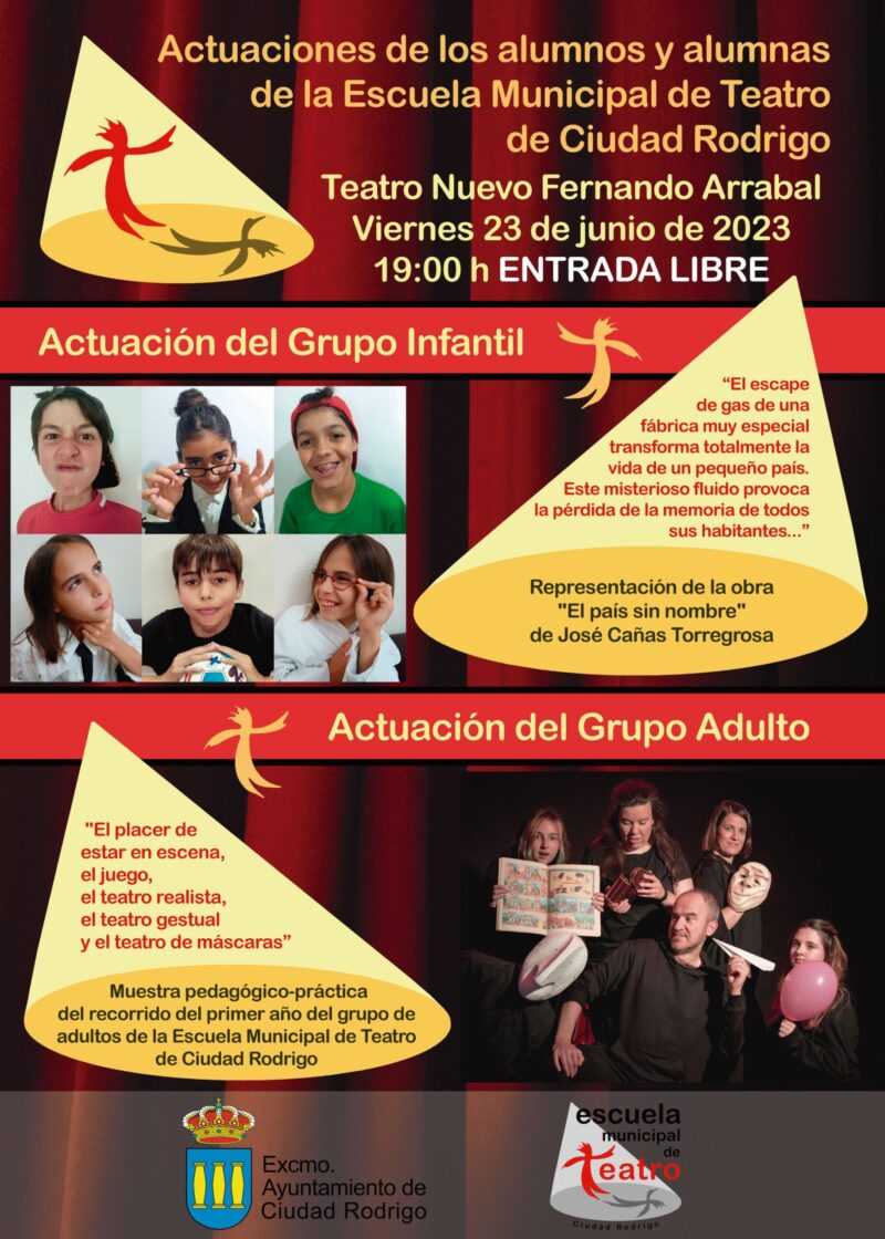 Clausura del Curso 2022/23 de la Escuela Municipal de Teatro