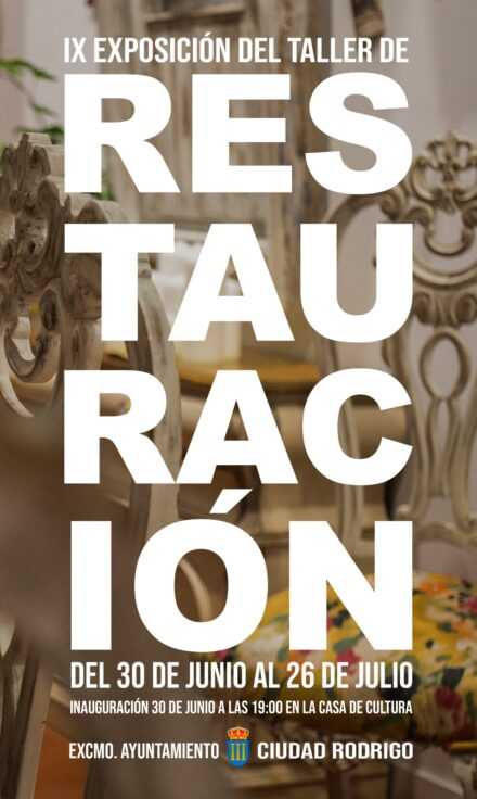 Exposición trabajos Taller Municipal de Restauración.