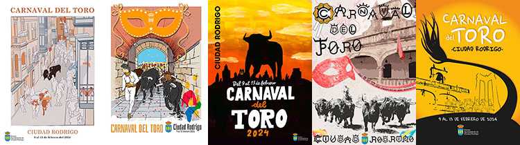 CARTELES FINALISTAS – XLII CONCURSO DE CARTELES CARNAVAL DEL TORO