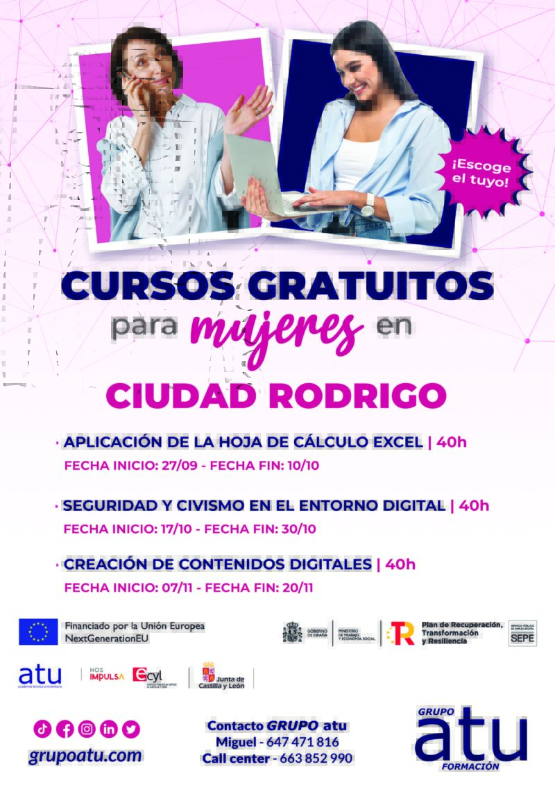 Cursos dirigidos a mujeres