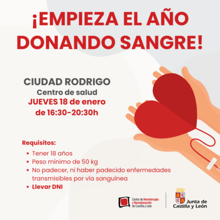Donaciones de sangre en Ciudad Rodrigo