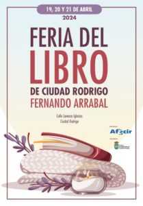 Cartel Feria del Libro "Fernando Arrabal" 2024 Ciudad Rodrigo