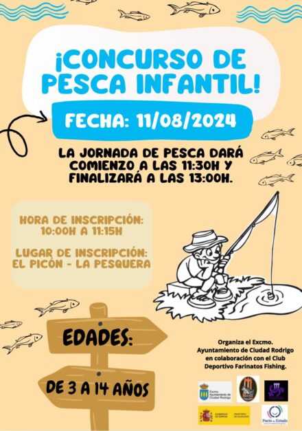 Concurso de Pesca Infantil. 11 de agosto