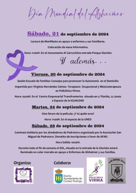 21 de septiembre, Día Mundial del Alzheimer