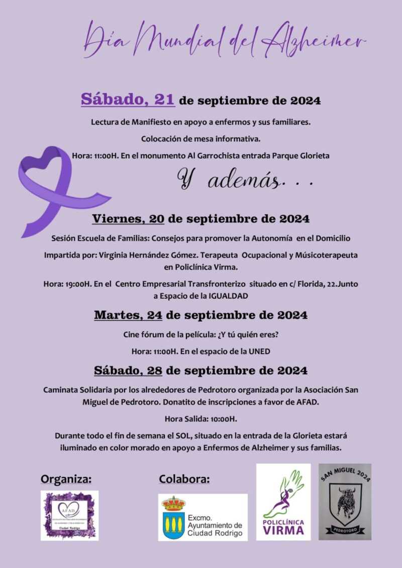 21 de septiembre, Día Mundial del Alzheimer