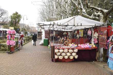 Puestos de venta durante el Carnaval del Toro