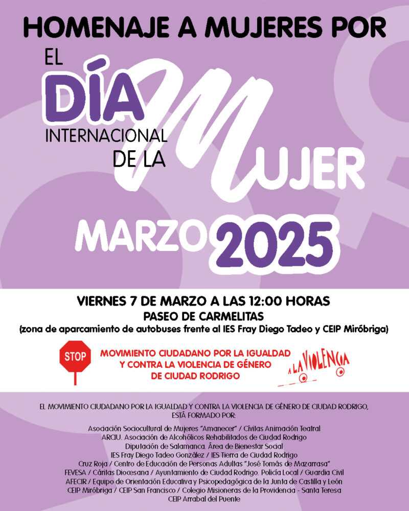 Homenaje a las mujeres en el Día de la Mujer