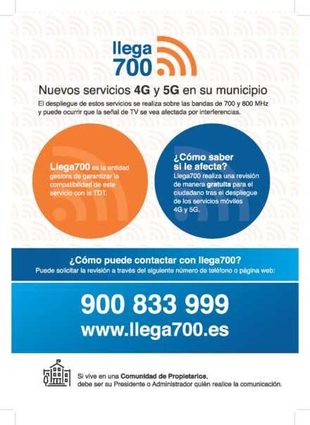 Llega700 informa de la activación de la red móvil de nueva generación