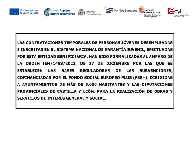 Contrataciones FSE+ (JOVEL 2024)
