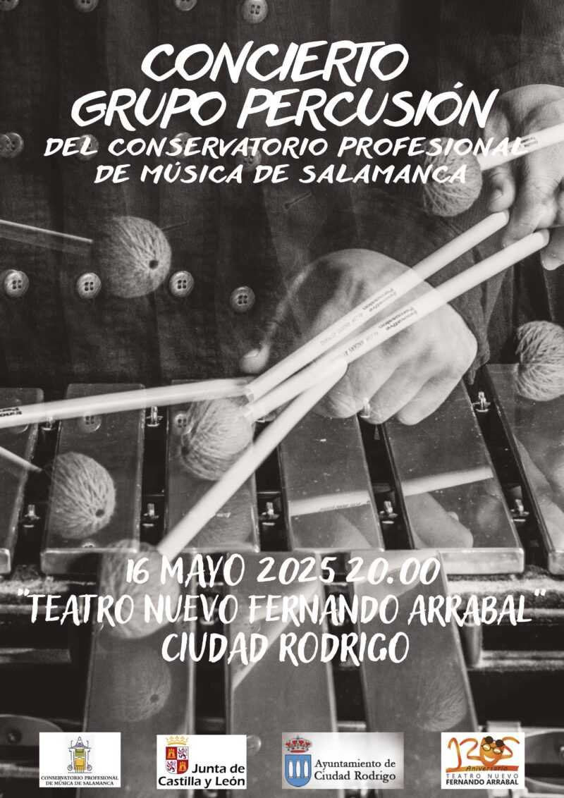 Concierto del Grupo Percusión del Conservatorio Profesional de Música de Salamanca