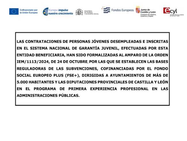 Contrataciones FSE+ (ELPEX 2024)
