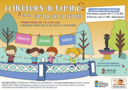 Actividades Infantiles de Verano en La Florida – LISTADOS DE ADMITIDOS/AS