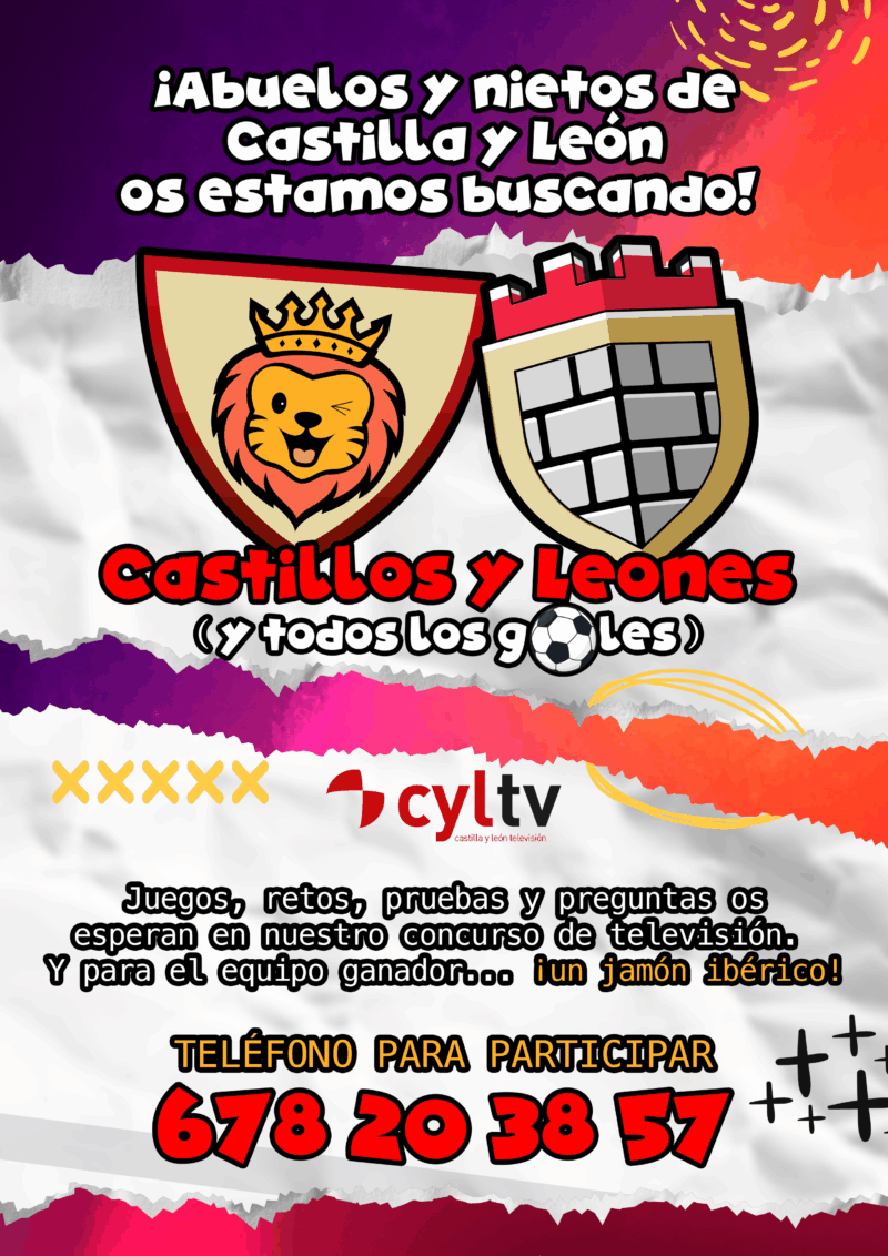 El programa de Castillos y Leones busca a abuelos y nietos de máximo 13 años para la grabación de su segunda temporada