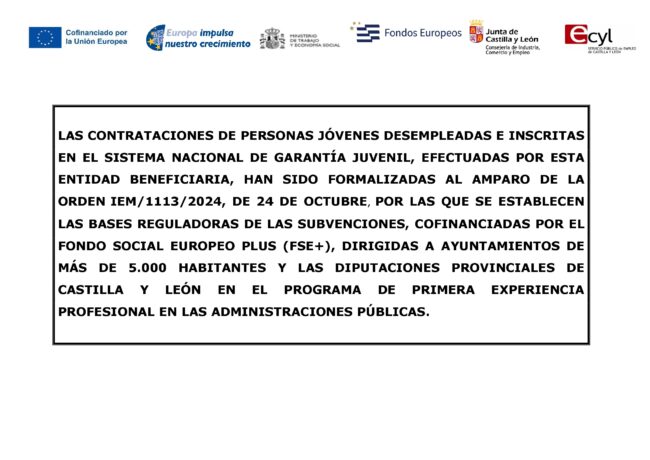 Contrataciones FSE+ (ELPEX 2025)