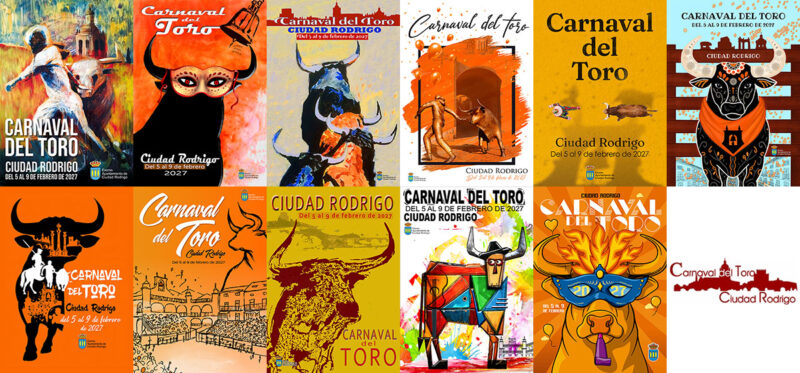 XLV CONCURSO DE CARTELES CARNAVAL DEL TORO 2027 – Ayuntamiento de Ciudad Rodrigo – Carteles que pasan a concurso